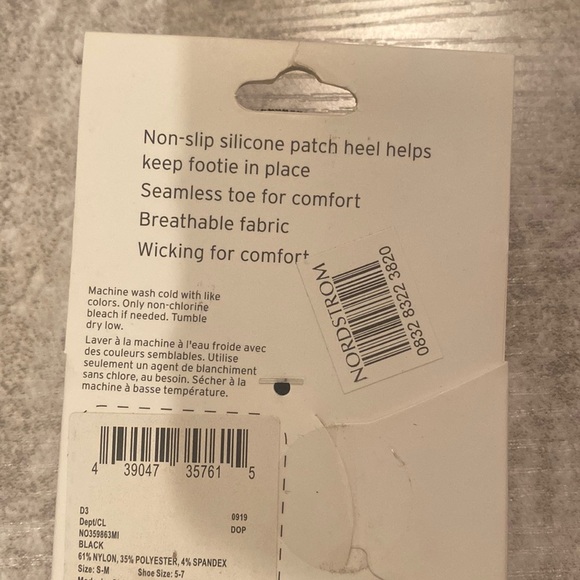 NWT Nordstrom 3 Pack Footie Small /Medium Size 5-7 - Picture 2 of 2